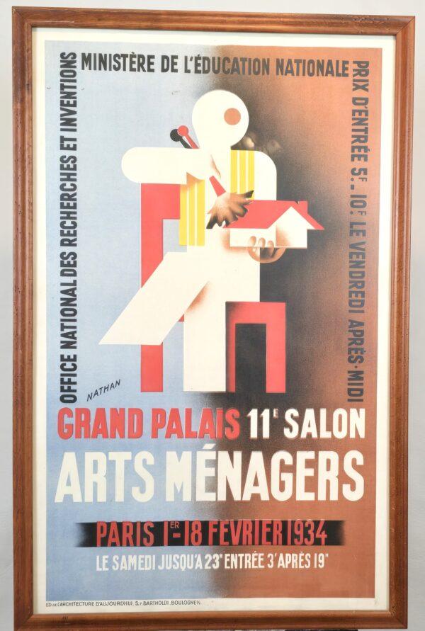 11e Salon Arts Menagers 11th Household Arts Fair Poster