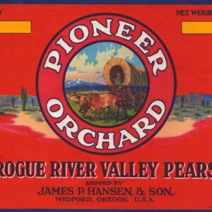Pioneer Orchard Fruit Label